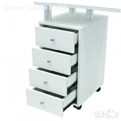 Маса за маникюр DP-3425 122 x 48 x 77 см, снимка 2 - Педикюр и маникюр - 41361759