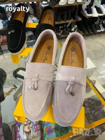 Loro Piana - Естествен Велур Дамски Маратонки 