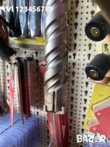 Удължено твърдосплавно свредло за тухли и бетон , SDS MAX Ø 40 x 550, снимка 2 - Други инструменти - 50667603