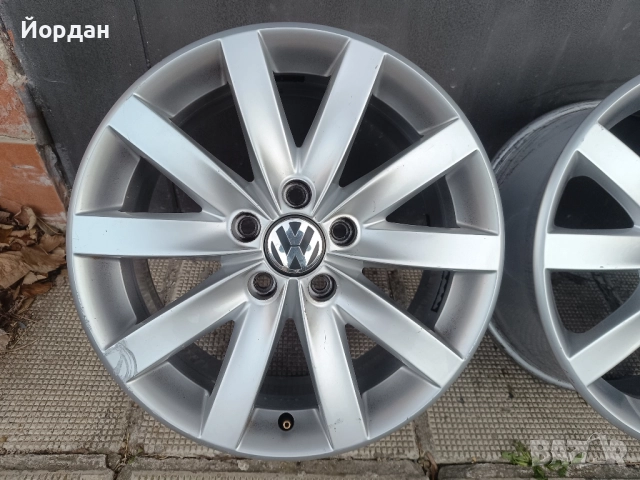 ОРИГИНАЛНИ джанти 17 'цола 5x112 7J ET54 VW Golf 6 / ФОЛКСВАГЕН Голф 6, снимка 6 - Гуми и джанти - 52914927