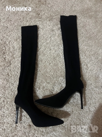 Ботуши тип чорап, снимка 2 - Дамски ботуши - 52518525