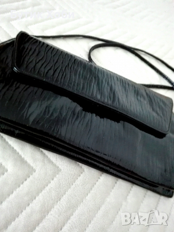 Винтидж чанта от естествен лак, снимка 4 - Чанти - 36252525
