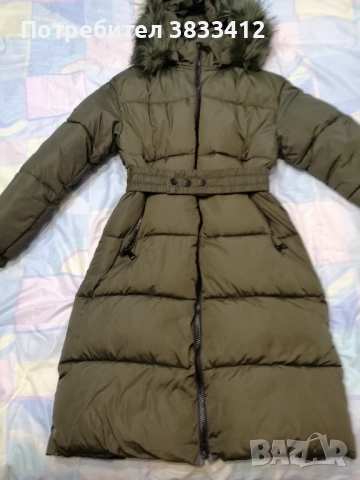 Дамско топло дълго яке. 