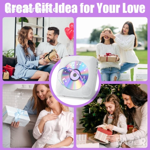 Преносим CD плейър Gueray с Bluetooth, снимка 6 - Друга електроника - 53263369