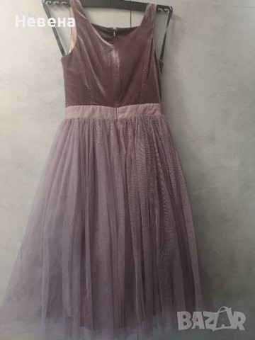 Нова Официялна Рокля Размер M Пепел от рози, снимка 4 - Рокли - 41000698