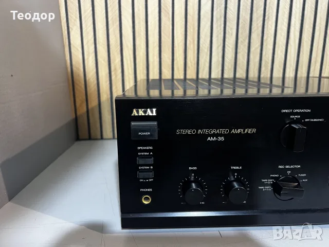 Стерео усилвател Akai AM-35, снимка 4 - Аудиосистеми - 55751279
