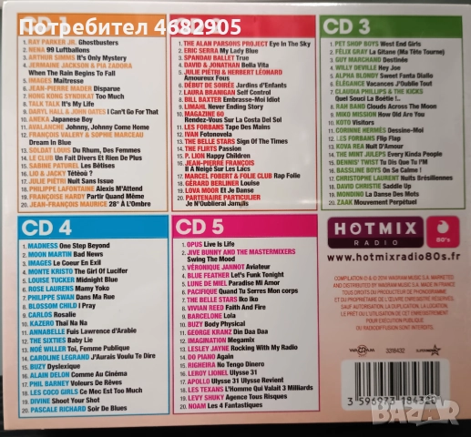 100 tubes collector annees 80, снимка 2 - CD дискове - 52909292