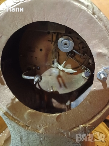 Фигурален античен каминен часовник Diplan & Salles, снимка 5 - Антикварни и старинни предмети - 52712546