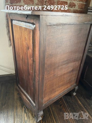 Мебели масив тиково дърво махагон скрин шкаф библиотека бюфет, снимка 5 - Шкафове - 48833237
