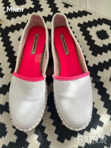 Karl Lagerfeld Еспадрели/Обувки 38, снимка 9 - Дамски ежедневни обувки - 45510254