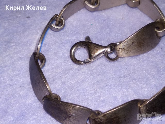 КРАСИВА ДИЗАЙНЕРСКА МАРКОВА ФЕШЪН АРТ СРЕБЪРНА ГРИВНА СРЕБРО 925 ЧАСТ от КОМПЛЕКТ 38685, снимка 9 - Гривни - 41741052