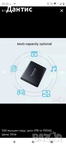 SSD външен хард  диск 4TB от FEENG 0897595969, снимка 5 - Външни хард дискове - 44246006