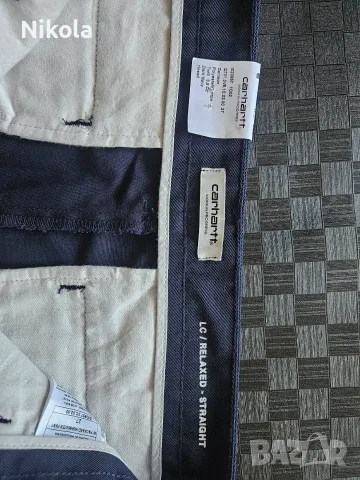 Дамски панталон Carhartt WIP Packard Highwater - Чисто нов с етикет / Размер W27, снимка 4 - Панталони - 55995501