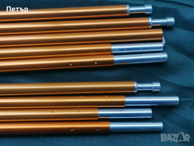 Продавам чисто нови качествени алуминиеви рейки за палатка , снимка 1