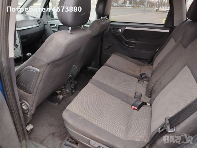 Opel Meriva 1.6 газ бензин 101кс 2004 гд, снимка 12 - Автомобили и джипове - 53562940
