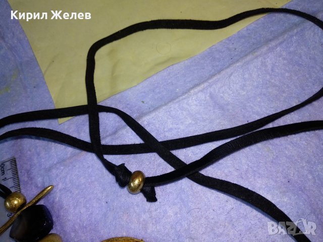 ДЕБЕЛО ПОЗЛАТЕНО ЕТНО - АРТ ФЛОРАЛНО КОЛИЕ МЕДАЛЬОН 34671, снимка 11 - Колиета, медальони, синджири - 39201030