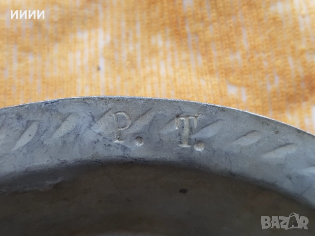 Възрожденска бакърена чиния паница, снимка 3 - Антикварни и старинни предмети - 52664256