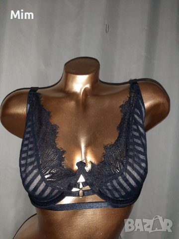 Wolf Whistle 80 F Черен сутиен за едра дама , снимка 2 - Бельо - 38609053