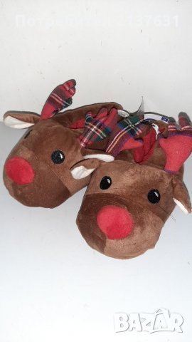 НОВИ с Етикет ДЕТСКИ ТОПЛИ ПАНТОФИ - N 33, снимка 2 - Детски пантофи - 35938135