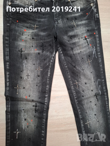 Черни дънки madness national, снимка 2 - Дънки - 51582859