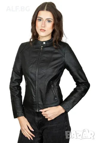 Дамско кожено яке 4204, снимка 4 - Якета - 49094028