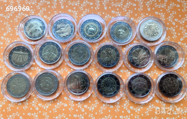 Лот от 17 монети с номинал 2 евро!, снимка 2 - Нумизматика и бонистика - 53339927