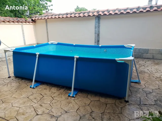 Intex басейн с помпа