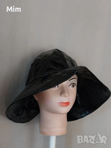 BAD GIRL Розова и черна шапка от лак /винил/, снимка 13 - Шапки - 41085491