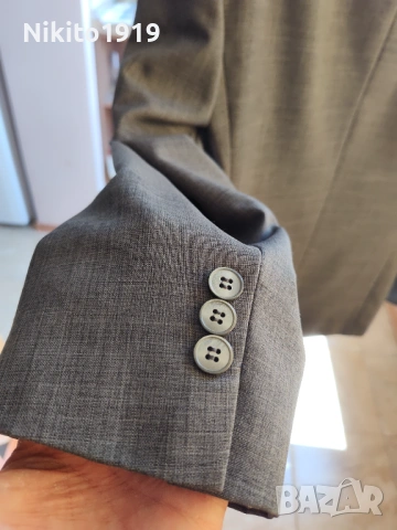 Мъжко сако - Сиво, снимка 5 - Сака - 53651504