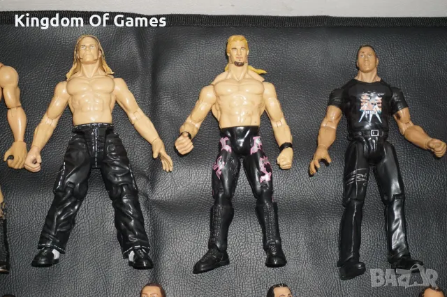 28 Кеч Фигури на Mattel и Jakks Pacific Stone Cold/The Rock/RVD/Big Show/Chris Jericho/Stardust, снимка 3 - Фигурки - 48772761