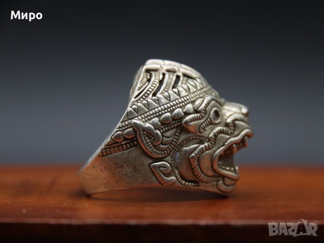 ЩАСТИЕ БОГАТСТВО "ПИКСИО" ЛЪВ ЗВЯР ПРЪСТЕН КИТАЙ ТАЛИСМАН АМУЛЕТ  АЗИЯ 