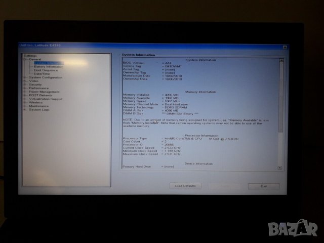 Лаптоп Dell E4310 - на части, снимка 10 - Части за лаптопи - 39190724