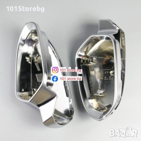 Хромирани капаци за огледала за Audi A6 C7 4g С/БЕЗ АСИСТАНС за мъртва точка, снимка 5 - Аксесоари и консумативи - 39641146