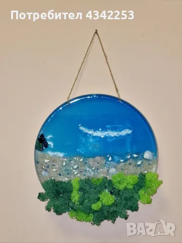 картини от епоксидна смола и скандинавски мъх 