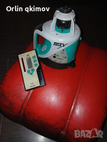 Ротационен лацерен нивелир,работи перфектно,има и мишена !, снимка 4 - Измервателни инструменти - 53565233