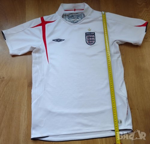 England / Umbro - футболна тениска на Англия за ръст 158см., снимка 8 - Детски тениски и потници - 42483287
