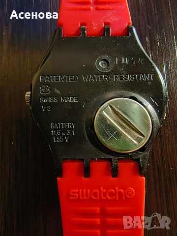 Часовник Swatch GB754 Quartz - Унисекс, снимка 2 - Водоустойчиви - 56062272