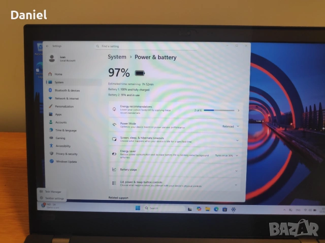 ThinkPad T580 Intel I7 32GB, снимка 5 - Лаптопи за работа - 53245453