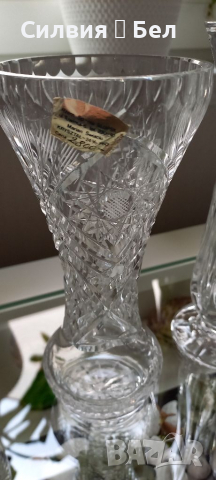 Ретро кристални вази🌹 различни цени, снимка 4 - Вази - 36212786
