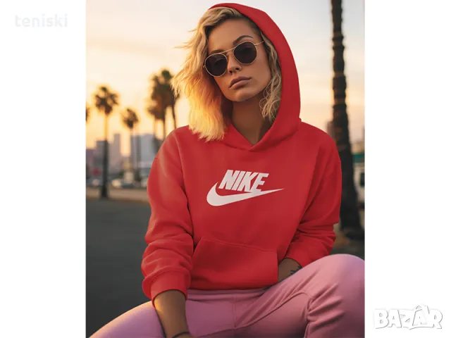 Качествен суичър NIKE принт Мъжки и женски, снимка 5 - Суичъри - 47436081