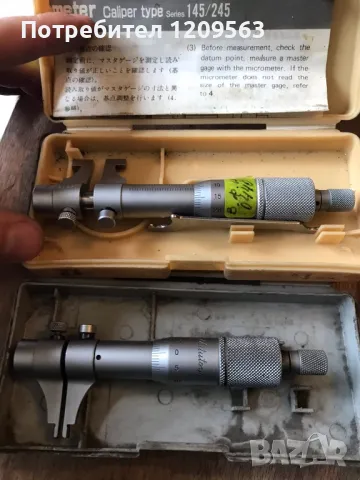 микрометри вътромери митутойо 0-25мм , снимка 14 - Други инструменти - 49755803