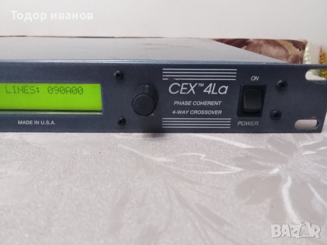 peavey-cex 4La-4 - way crossover, снимка 4 - Ресийвъри, усилватели, смесителни пултове - 41334466