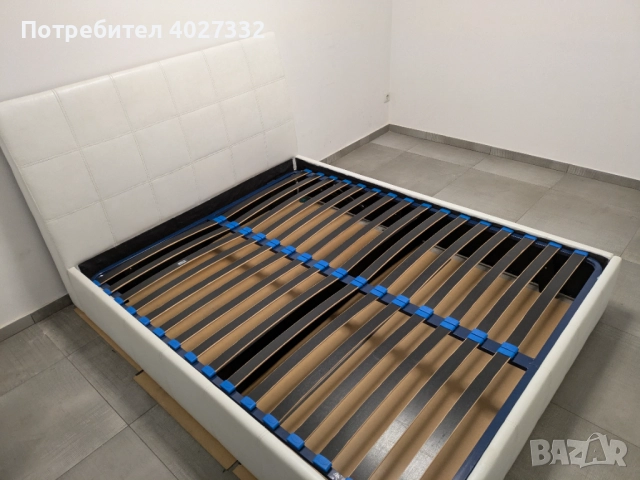 Тапицирана спалня 160×200 с подматрачна рамка и амортисьори + матрак Happy Dreams, снимка 2 - Спални и легла - 52435819