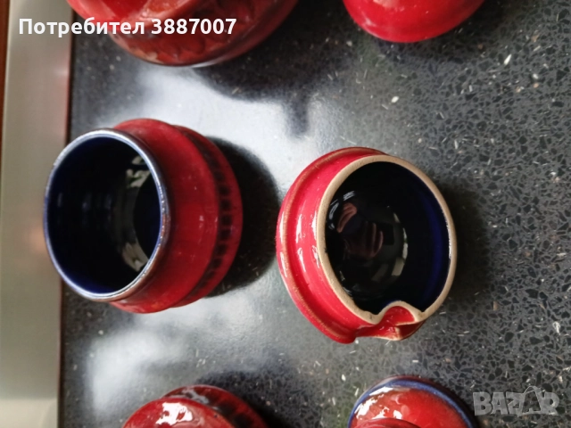 Винтидж керамичен сервиз за чай, снимка 5 - Чаши - 52345169