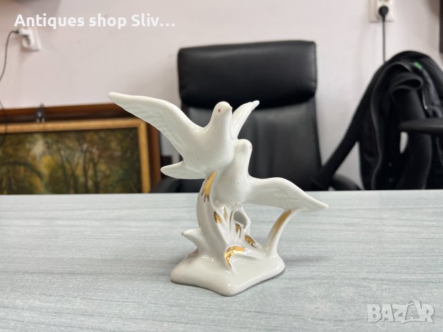 Порцланова фигура на гълъбите на мира. №3740, снимка 6 - Антикварни и старинни предмети - 40252849