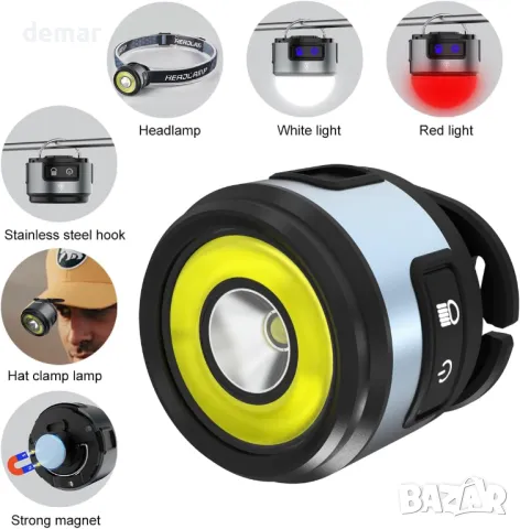 APLOS H600 Челник за къмпинг, акумулаторен, снимка 2 - Къмпинг осветление - 49930604