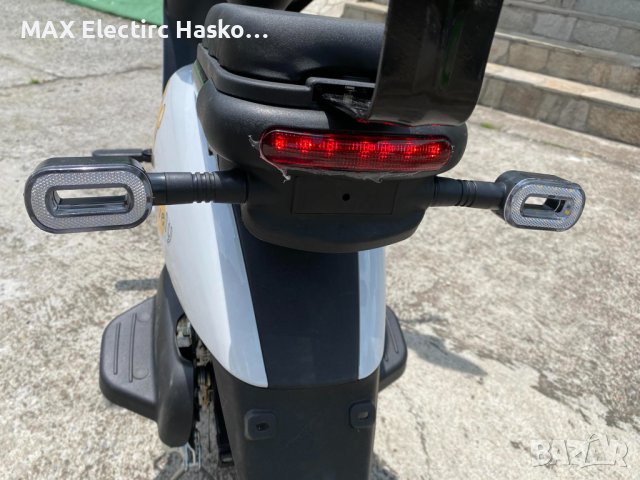 Електрически скутер с педали MaxMotors 500W/48V/12Ah - WHITE, снимка 8 - Мотоциклети и мототехника - 41142498