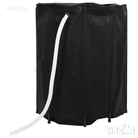 vidaXL Резервоар за вода с кран, сгъваем, 1350 л, PVC, снимка 4 - Напояване - 56146256