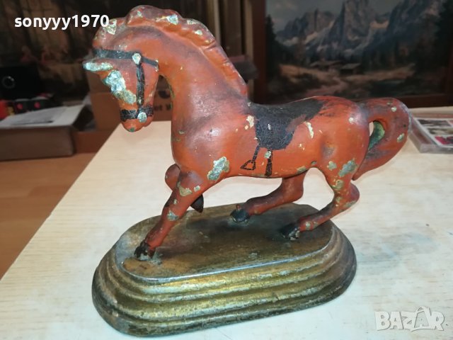 МЕТАЛЕН КОН ОТ ФРАНЦИЯ-АНТИКА 2410231618, снимка 3 - Антикварни и старинни предмети - 42703401