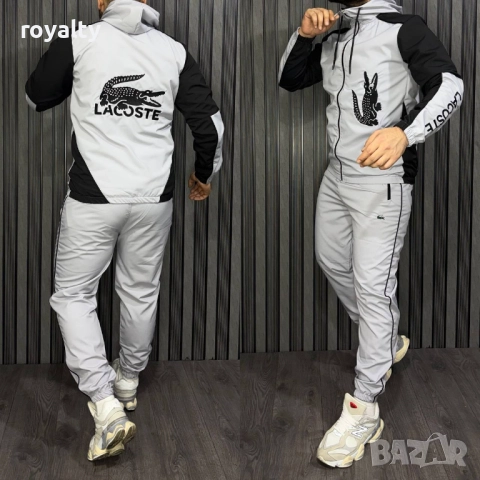 Lacoste НА ЕДРО Спортен Мъжки Екип 5 бр., снимка 5 - Спортни дрехи, екипи - 52971489